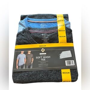 Member's Mark Men's 2-Pack Easy-Care Everyday Super Soft Fabric Tee Medium
